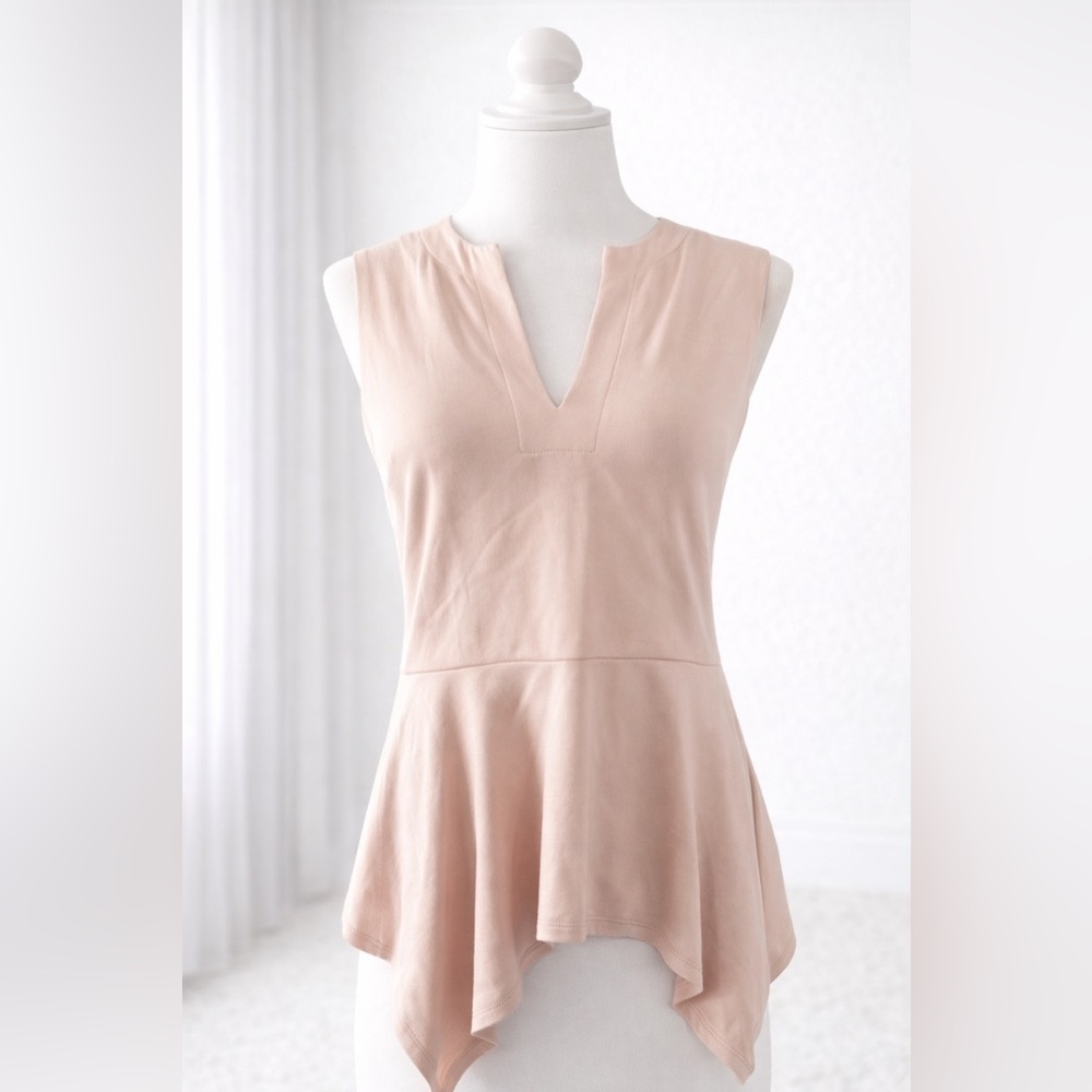 BCBGMaxAzria Blush Sleeveless Blouse